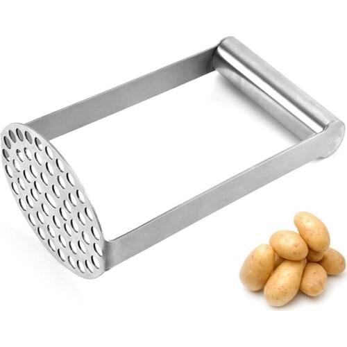 Kapmore 1pc Stainless Steel Potato Masher Professional Manual Masher Food Masher Fruit And Vegetable Tools Kitchen Tools