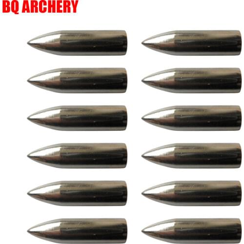 12pcs Archery Arrows Target point tips 70GR ID6mm Arrowhead broadhead for Recurve bow shooting