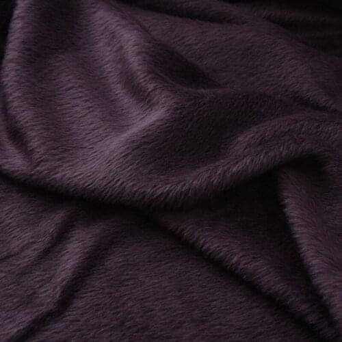 150CM Wide 600G/M Purple Wool Lambsdown Fabric for Autumn and Winter Overcoat Jacket H191