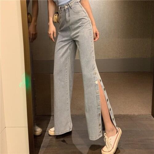 2020 spring summer autumn new women fashion casual Denim Pants woman female OL ripped jeans for women Vq117