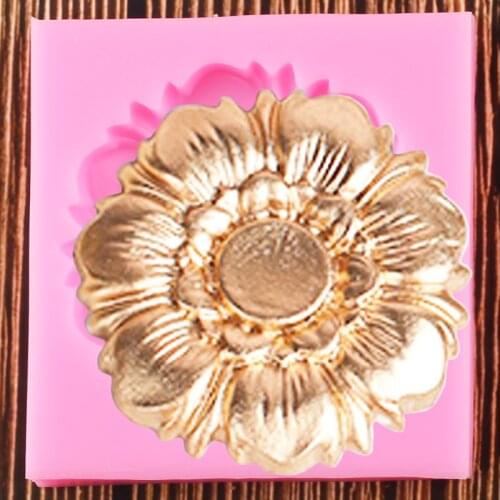 3D Flower Silicone Molds Fondant Mould DIY Kitchen Baking Cake Decorating Tools Chocolate Candy Mold Resin Clay Soap Moulds
