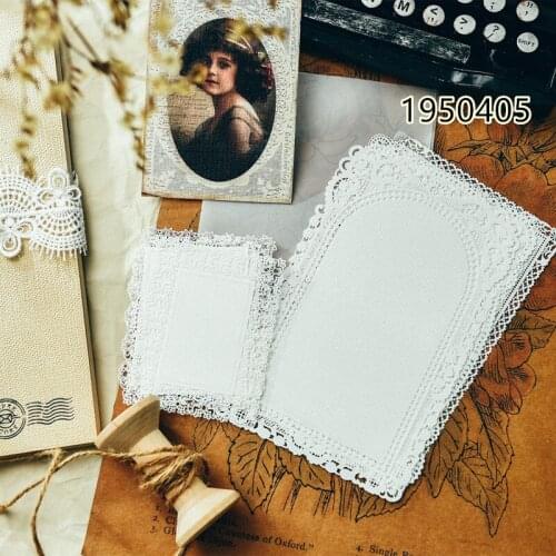 6pcs/set Elegant Vellum Paper Stickers for DIY Scapbooking Card Making Planner Craft