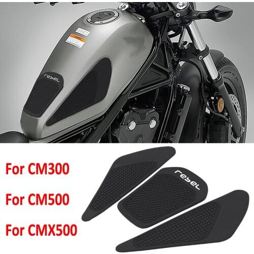 Motorcycle Accessories Gas Tank Protect Sticker Fuel Cap Cover Pad For Honda REBEL500 REBEL300 REBEL CMX 500 300 CM500 CM300