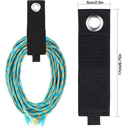 Velcros bandage home storage finishing bandage storage strap hook and loop cable strap nylon bandage black