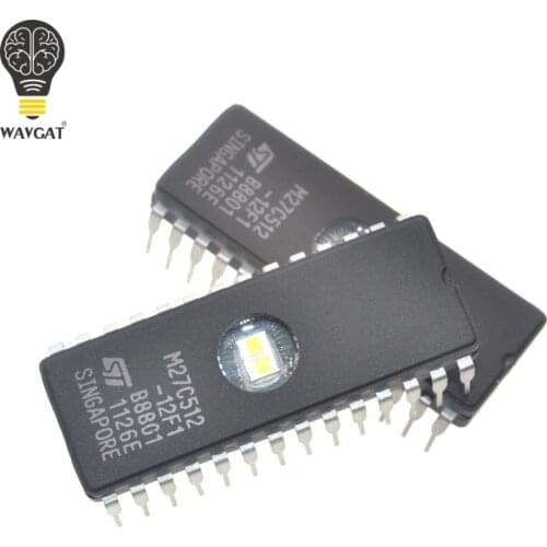 Free shipping 10pcs new ST M27C512-12F1 M27C512-10F1 27C512 DIP-28 EPROM IC CHIPS Drive IC