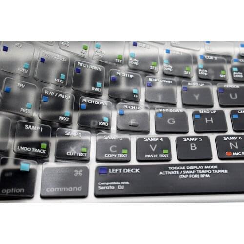 HRH Serato DJ Shortcut Hot Key Functional TPU Backlight Keyboard Cover Skin Protector For Old Macbook Pro Air 13 15 17 USA