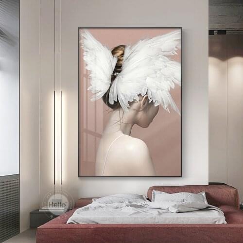 EECAMAIL luxury beauty porch corridor decoration painting modern bedroom mural round diamond embroidery cross stitch no frame