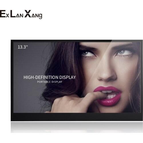Hot Selling 13.3 Inch 1920x1080 IPS FHD LCD Screen With HDMI USB Input Thin Gaming Portable Monitor