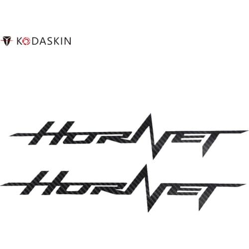 KODASKIN Motorcycle Stickers Carbon Decals Logos Emblems for Honda Hornet 600