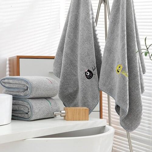 Soft Comfortable Coral Velvet Towel Super Absorbent Bathroom Face Hand Bath Towel Portable Breathable Towel Series
