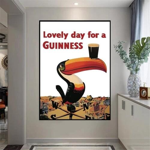 Lovely Day for A GUINNESS Wall Art Prints and Poster High Definition Quality Painting Modern Nordic Decor Modular Canvas Picture