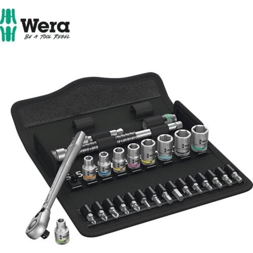 German wera villa hardware tool 8100SA8 SB8 SC8 quick sleeve ratchet rotation to wrench set