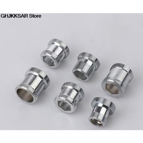NEW Faucet Adapter M16 M18 M20 M21 M22 M24 Thread Transfer Thread Brass Connector Bathroom Kitchen Faucet Spout Accessories