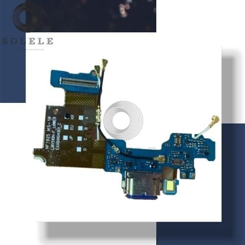 USB Charge Port Board For LG G8X V50S ThinQ USB Charge Port Dock Connector Plug Charger Board Charging Flex Cable Replacement