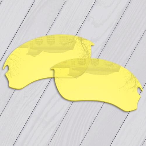 E.O.S Replacement Lenses for Oakley Si Speed Jacket OO9228 Sunglasses - HD Yellow Non Polarized
