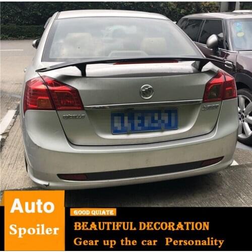 For Buick Excelle Spoiler Sport ABS Material Car Rear Wing Primer Color Trunk Rear Spoiler Fit For 2008/09/10/11/2012/2013
