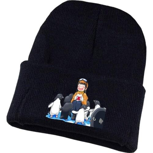 Anime A Place Further Than the Universe Knitted hat hat Unisex Print Adult Casual Cotton hat teenagers winter Knitted Cap