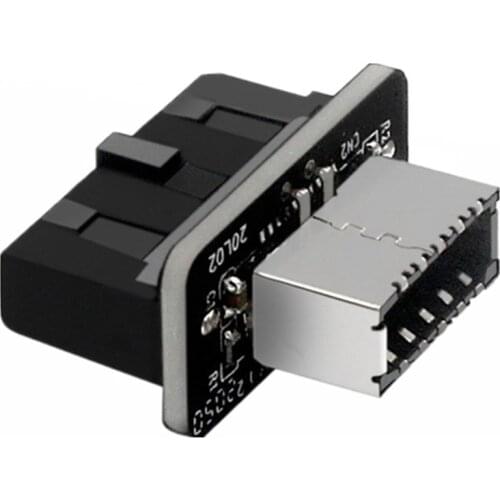 USB 3.0 Internal Header to USB 3.1/3.2 Type C Front Type E Adapter USB3.0 19P/20P to TYPE-E Converter For Computer Motherboard