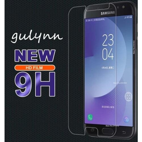 Tempered Glass For Samsung Galaxy J4 J2 Core J6 A6 A8 Plus 9H Screen Protector For A 10 20 30 40 50 60 A71 Protective Film Cover