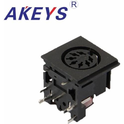 10PCS DS-7-03 Mounting Female DIN 7 Jacks S-video Adapter Sockets S Terminal