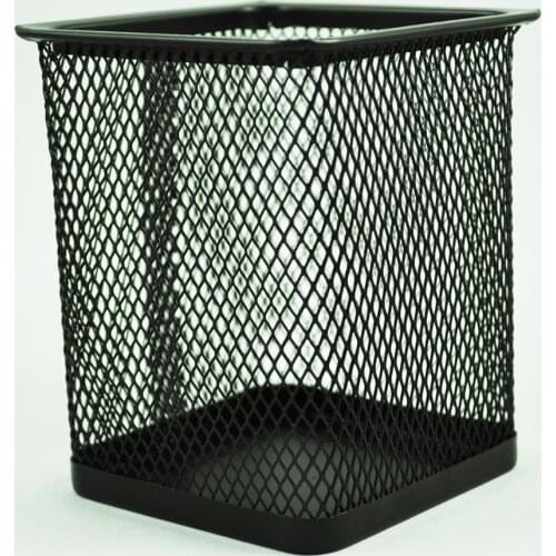 2 PCS of SODIAL(R) Rectangular Mesh Style Pen Ruler Holder Desk Organizer for Home Office