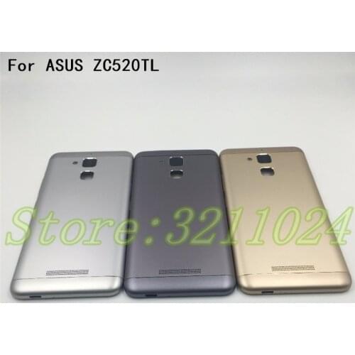 For ASUS ZenFone 3 Max ZC520TL X008D Back Battery Cover Door Housing case with Volume Power Button Camera Lens