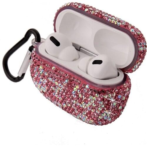 Diamond Bling Glitter Bluetooth Wireless Earphone Case for AirPods Pro 3 Protective Cover Accessories for Apple Air pods Case