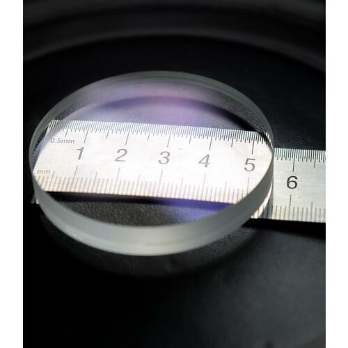 Diameter 57mm Achromatic Optical Lens Double Convex Lens Focal Length 500mm Telescope DIY Objective Lens