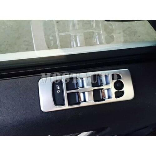 For Land Rover Discovery Sport 2015-2018 Matte Window Lift Regulator Cover Trim 4pcs Car Accessories Interior Car Decor Car Trim