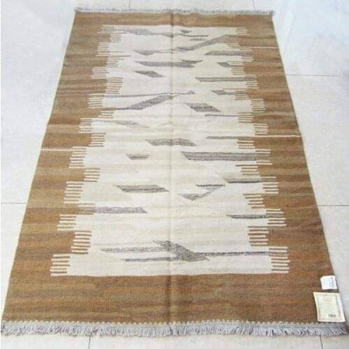Kilim kripp hand weave latitude and longitude pure wool carpet living room coffee table carpet exotic national wind 8gc149yg4