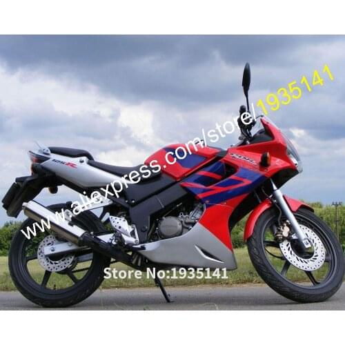 Motorbike Hull For Honda CBR125R 02-06 CBR125RR CBR 125R 125RR CBR125 R 2002 2003 2004 2005 2006 Red Motorcycle Fairing Set