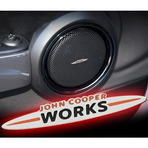 John Cooper Works Stickers Decals Metal Decoration For Mini Cooper JCW S R55 R56 R61 Paceman F54 F55 F60 Countryman Accessories