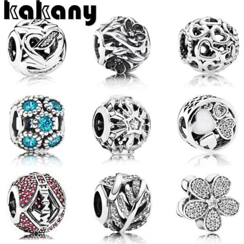 High Quality Standard 100% S925 Sterling Silver Charm Classic Fashion Oval Bracelet Beads And Bracelet Diy Jewelry