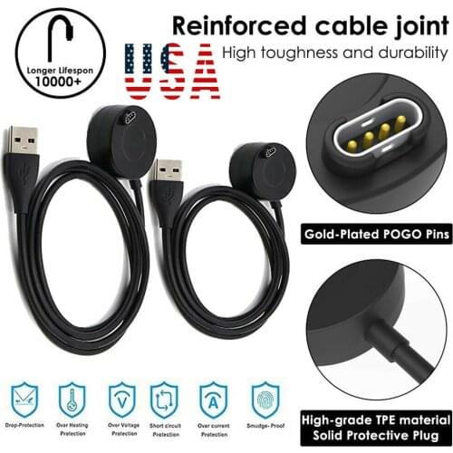 USB Charger Cable For Garmin Fenix 5 5S 5X plus Forerunner 935 Vivoactive for Huawei Honor 3 Band 2 Pro Smart Watch Accessorie