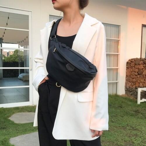 High Quality Fashion Women Chest Crossbody Bag Wide Strap Soft Artificial Leather Shoulder Bag Messenger Bag Pack For Travel