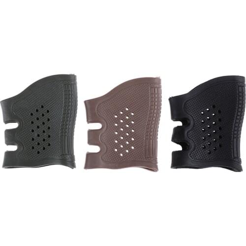 2019 New Tactical Handgun Pistol Rubber Protect Cover Grip Glove Tactical Anti Slip Glock Holster Hunting Accessories Anti Slip