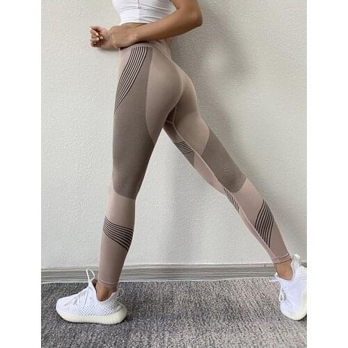 Women Popular High Waist Hip Tight Slim Breathable Quick Dry Sports Gym Running Yoga Capri-Pants