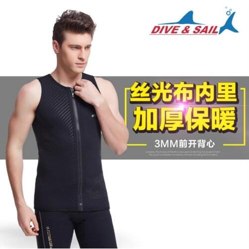 3mm diving vest warm winter swimwear for mens sportswear diving neoprone surfing suit wetsuit
