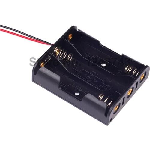 2Pcs 3AA Battery Box holder with Switch for 3 AA 4.5V OutPut Batteries Hot Sale