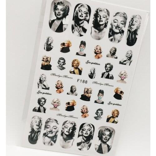 2pcs 3D Stickers for Nails Fashion Woman Girl Nail Sticker Foil Nail Art Decorations Manicure Accessories Tips Decoraciones