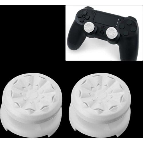 2Pcs Thumbstick Grip Gaming Joystick Cap Cover Extender for Sony PS4 Game Controller Gaming cap Accessories soft replacement