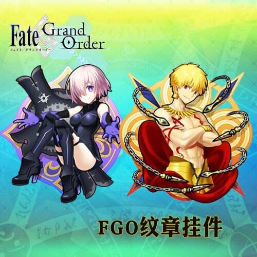 2021 HOT Fate/FGO Fate/Grand Order Mash Kyrielight Enkidu Gilgamesh Cosplay Acrylic Backpack Pendant Keychain keyring Toy Anime