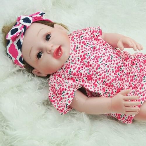 52cm Sleeping Vinyl Baby Dolls Reborn Body Silicone Reborn Dolls Girls Bebe Reborn Can Enter Water Bath Doll Toys Gift