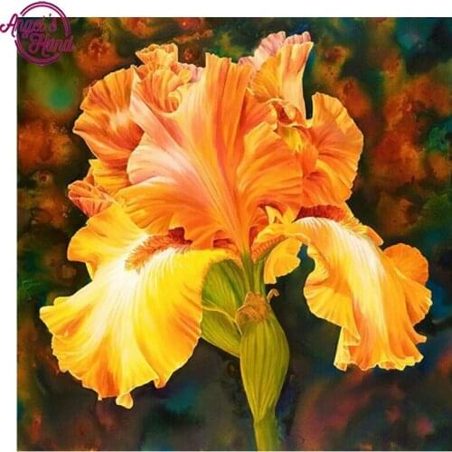 5d diy diamond embroidery Yellow flowers diamond painting Cross stitch full square drill Rhinestone mosaic ZX