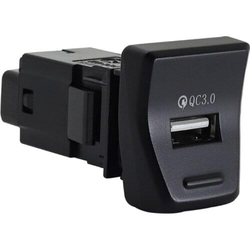 Central Control Position QC3.0 Car Charger Lossless Upgrade Car Phone Charger for RAV4 Rav 4 5th2019 2020