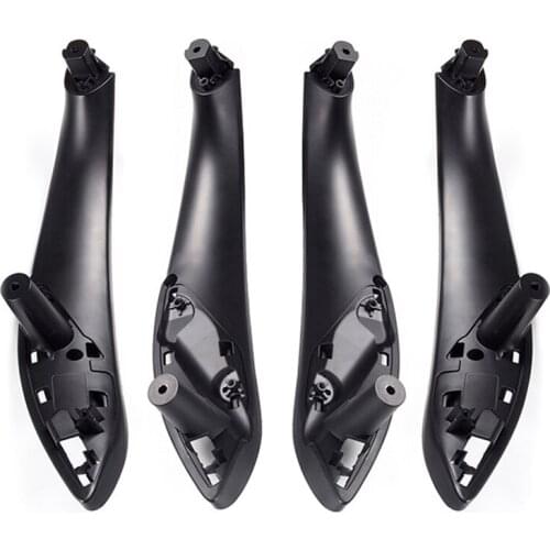 Car Accessories For-BMW 3 Series F30 316D 318D F31 320I 325D 11-19 Inner Doors Panel Handle Pull Trim Cover (Black)