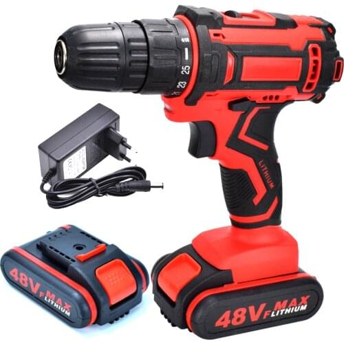21V Cordless Electric drill Electric Screwdriver Power tools 2 speed LED lighting Cordless Screwdriver Mini