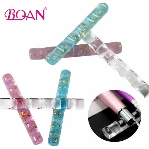 BQAN 1 Pc Acrylic Nail Art Brush Pen Holder Crystal Nail Art Pen Display Rack Manicure Art Tool for Acrylic Gel Nail Brushe Tool