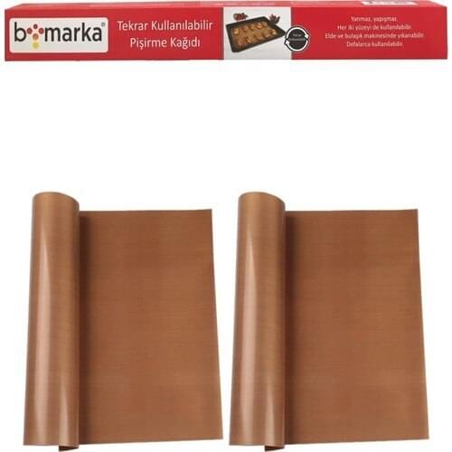 Washable & Baking Barbecue Paper 2'li (Teflon Coated Glass Fabric)