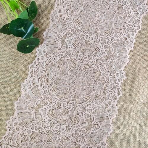 E3061 approx. 23 cm wide apricot lace must be played for skirt hem trousers